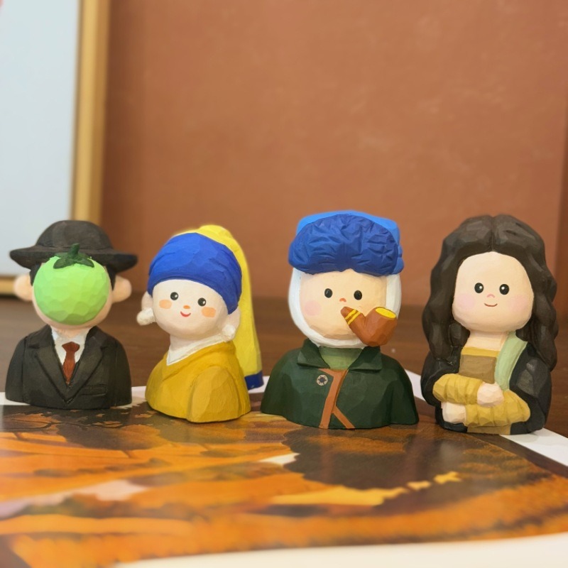 Tv Art And Craft - Figurita de pinturas de fama mundial