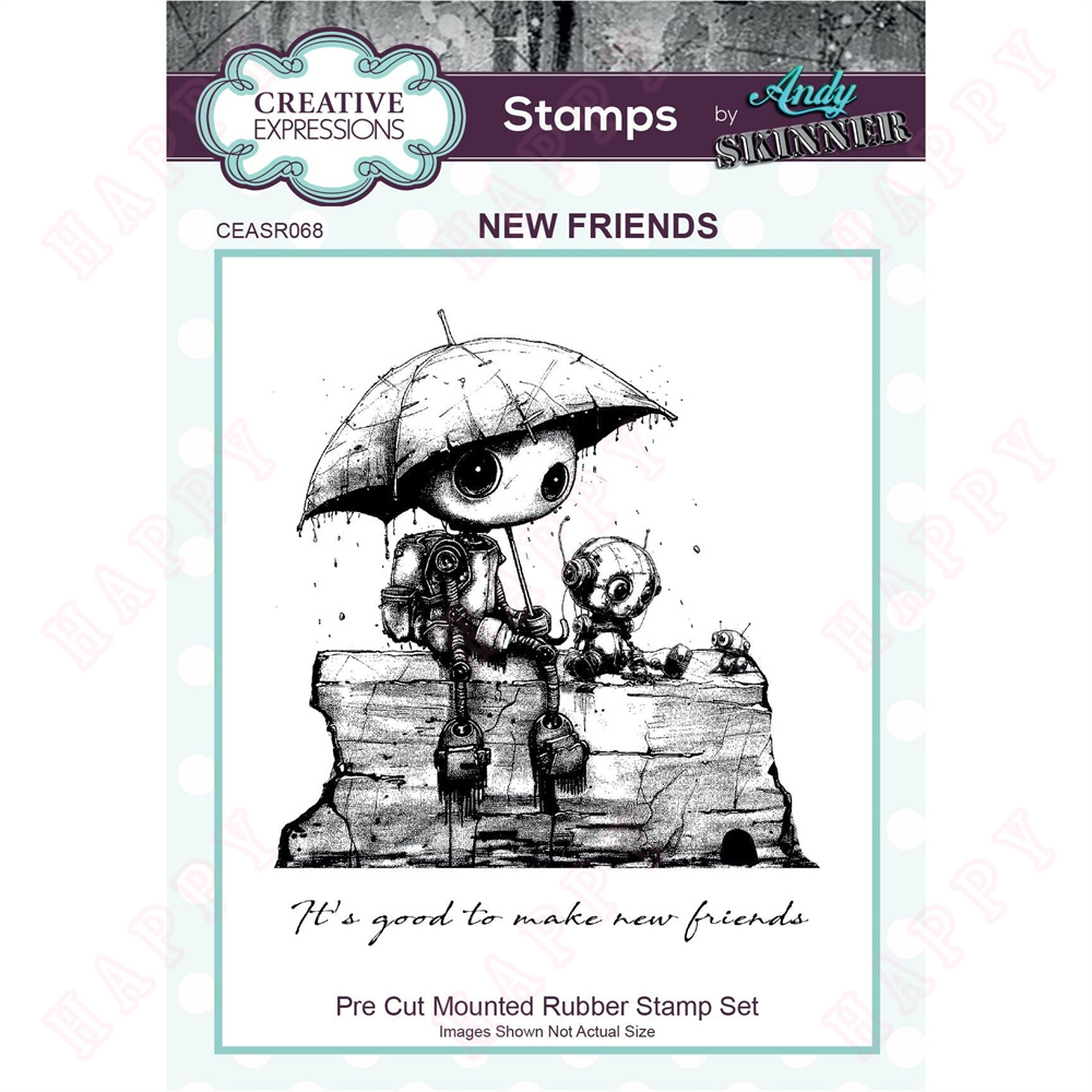 Art Craft Umbrella - Sellos de silicona de amigos para
