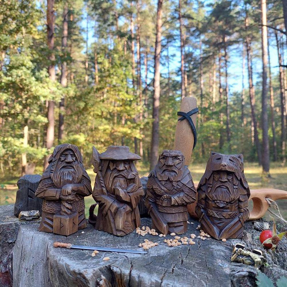 Art Craft Event - Estatua vikinga de resina de Odin