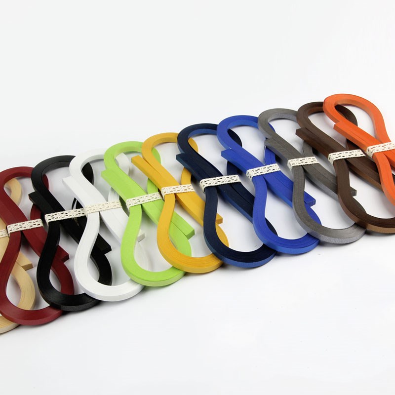 Quilling Paper Strips - Tiras de papel nacaradas brillantes metálicas,
