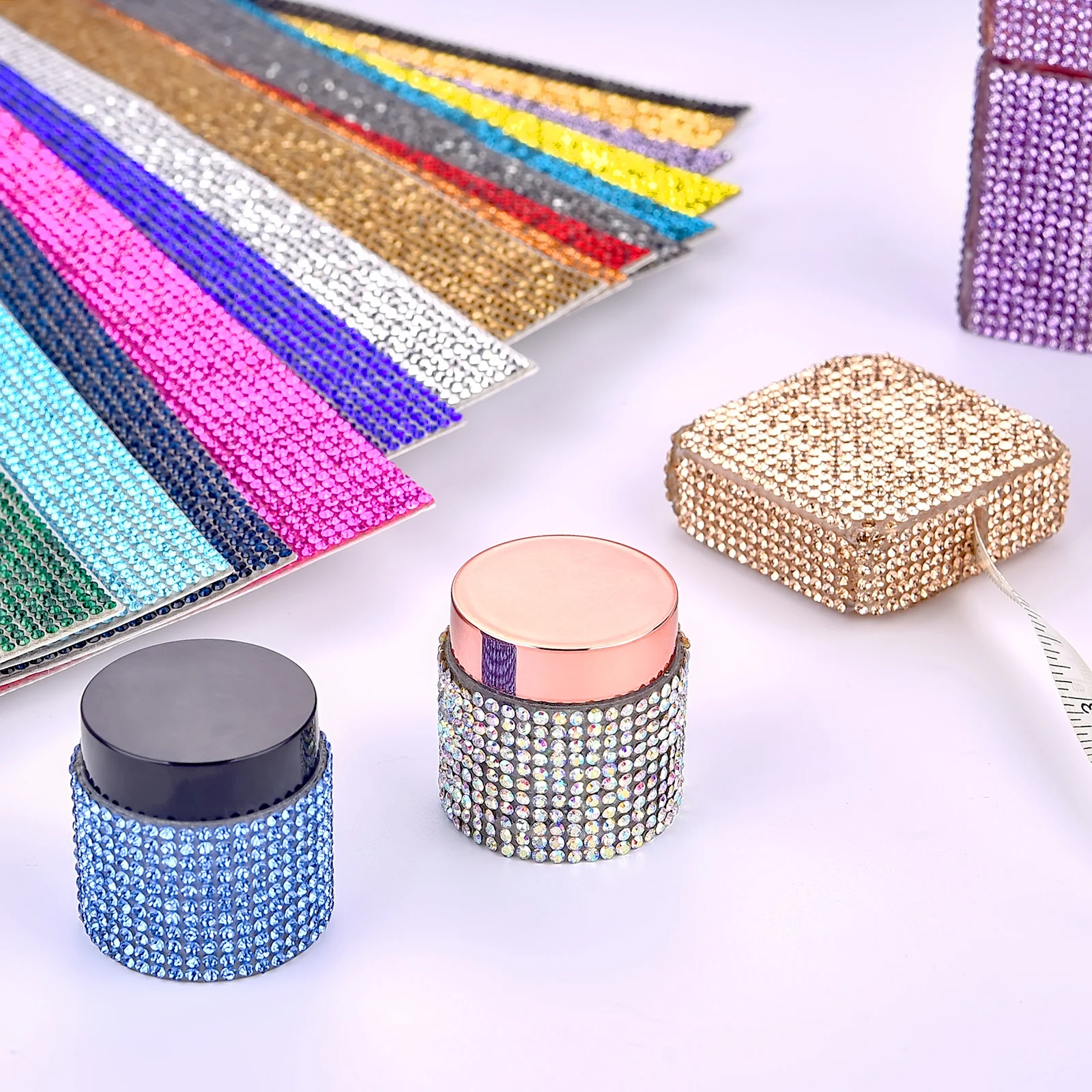 Art Craft Event - Pegatina autoadhesiva de cristal con diamantes