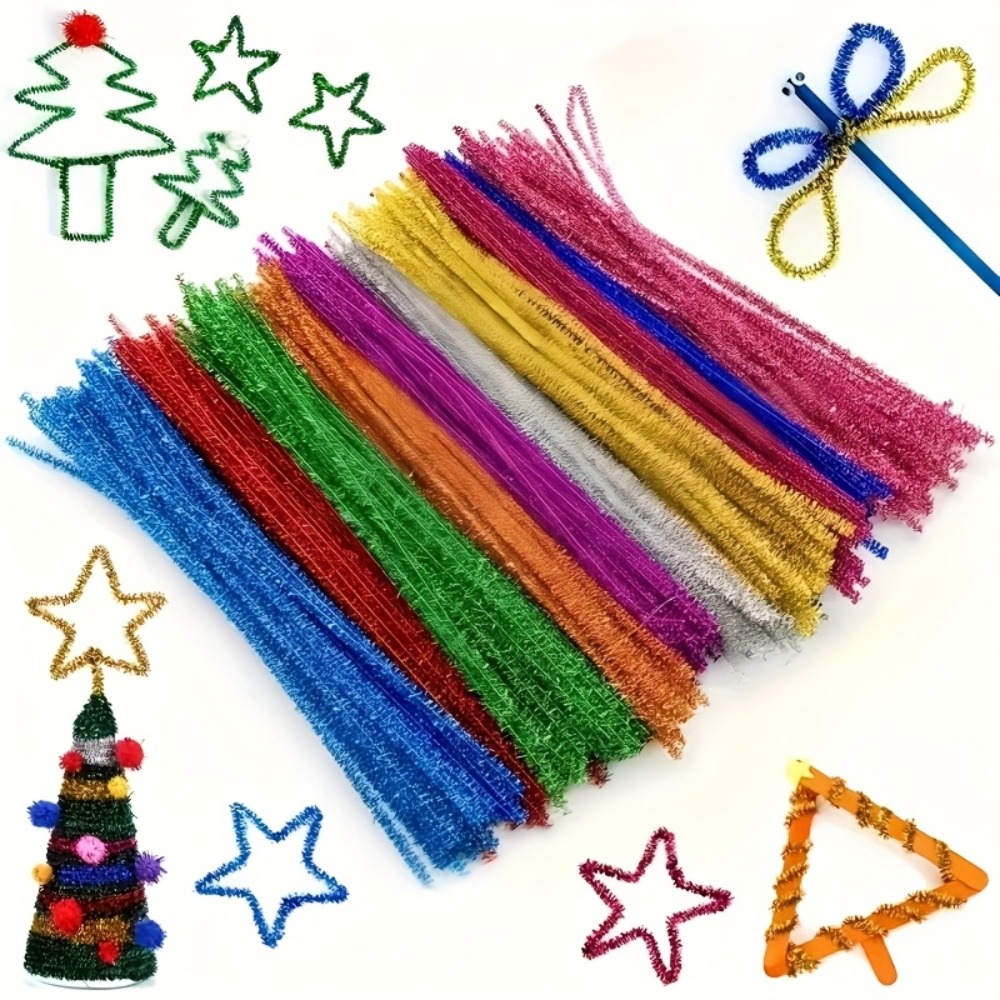 Art Craft Event - 100 Piezas de Limpiapipas de Felpa