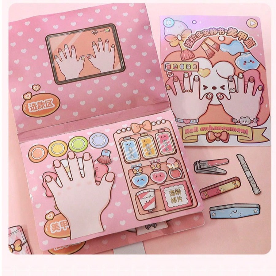 Art Craft For 3 Year Old - Libro de pegatinas de uñas DIY