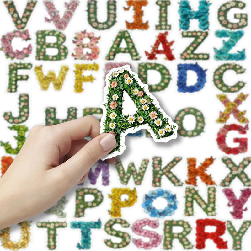 Art Craft Notebook - Pegatinas de letras inglesas de estilo