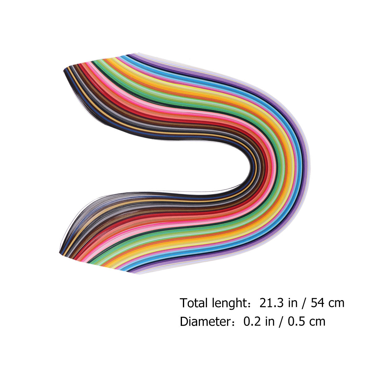 Kit de 500 Tiras de Papel para - Quilling Paper Strips reseña y precio