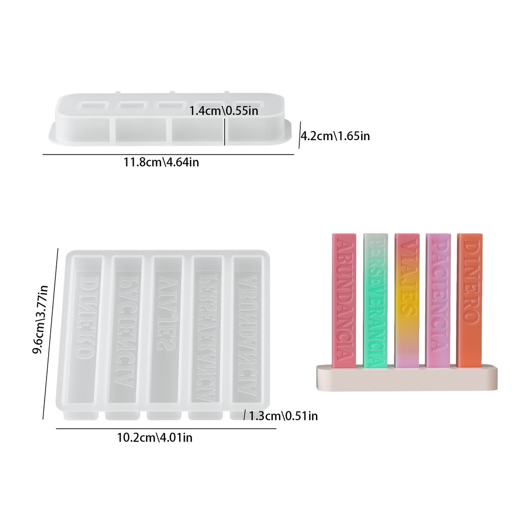 Molde de silicona para velas l - Art Craft Course reseña y precio