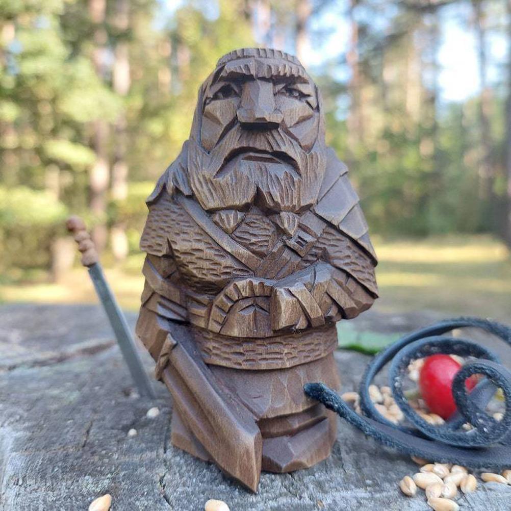 Estatua vikinga de resina de O - Art Craft Event reseña y precio