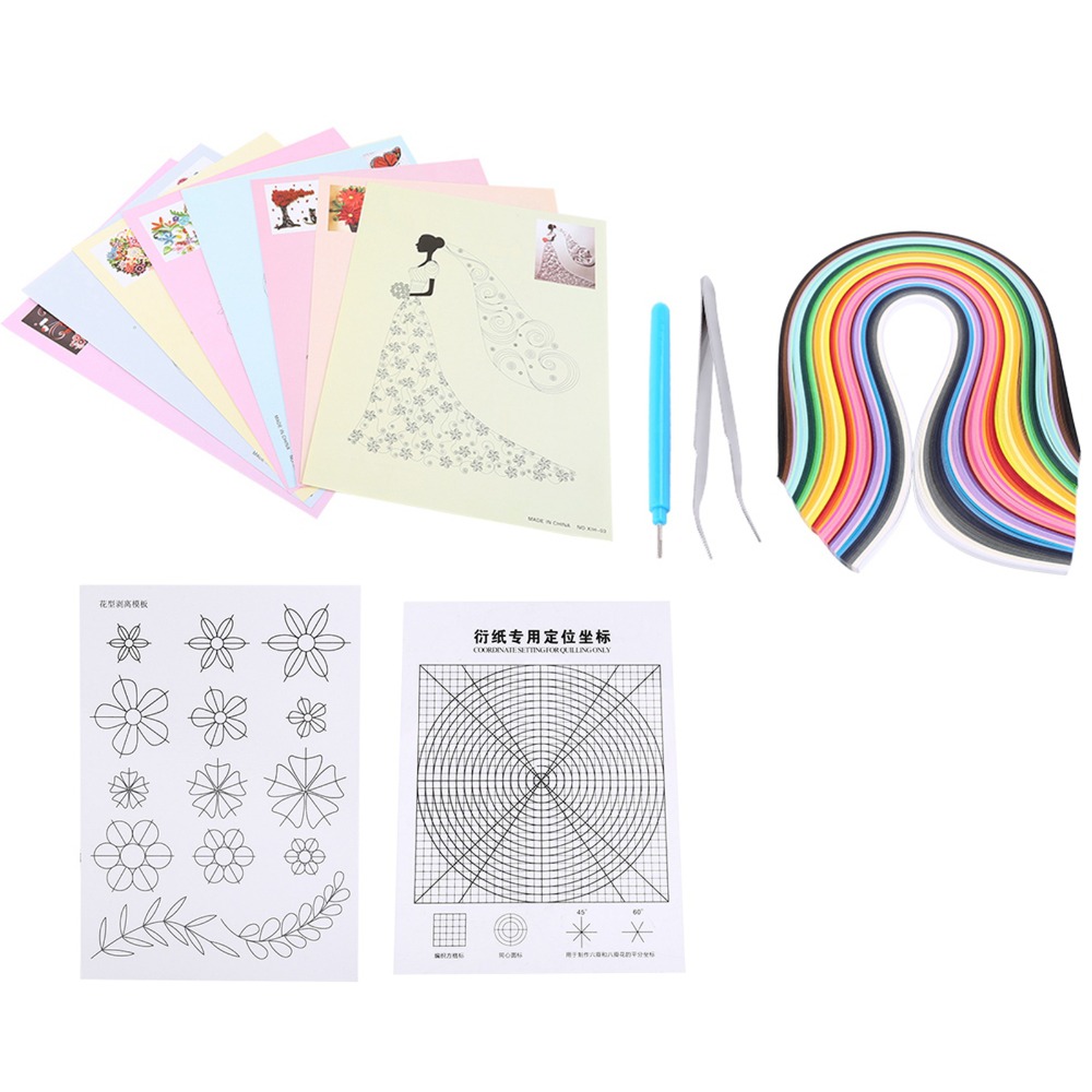 Set de creación de quilling DI - Quilling Paper Strips reseña y precio