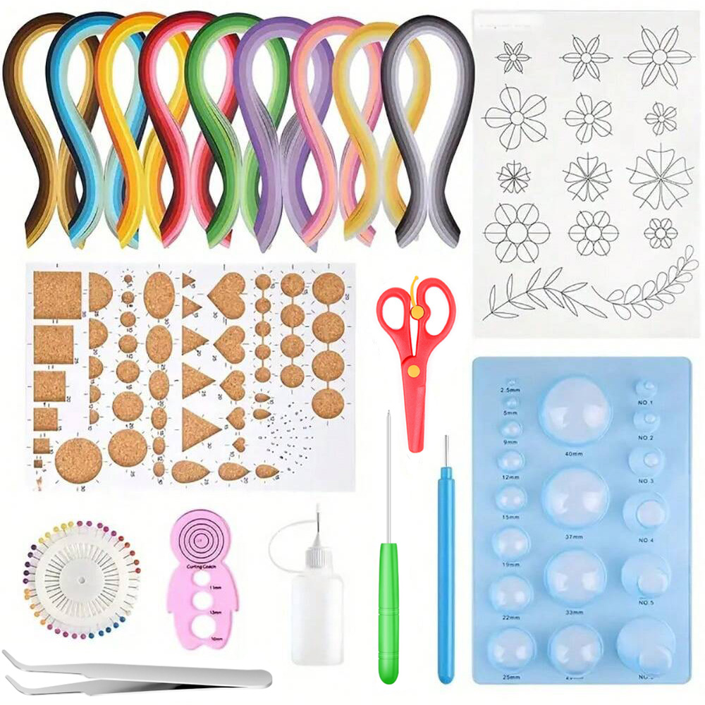 Tiras de papel de colores para - Quilling Paper Strips reseña y precio
