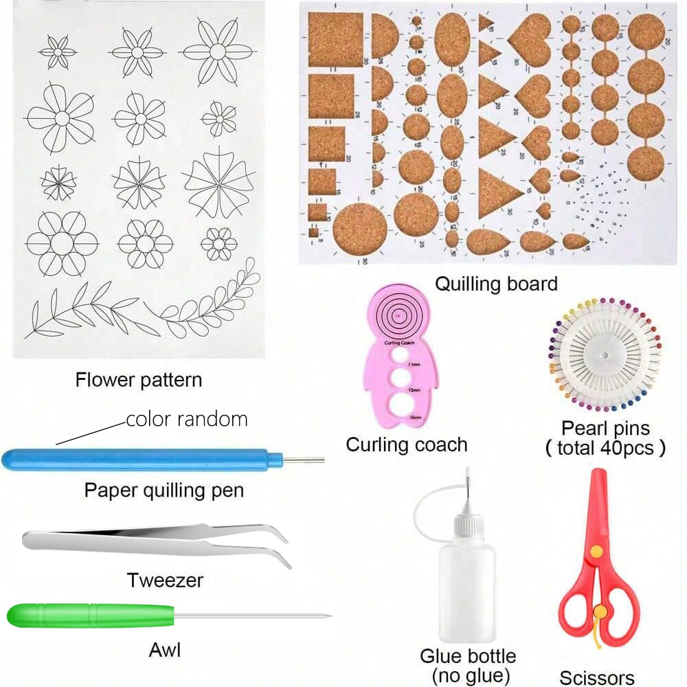 Tiras de papel de colores para - Quilling Paper Strips reseña y precio