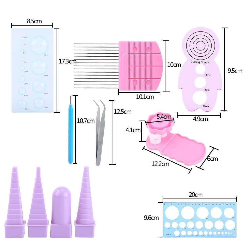 Tiras de papel de colores para - Quilling Paper Strips reseña y precio