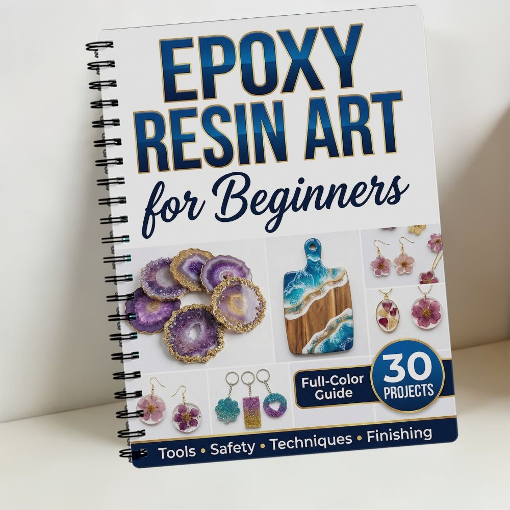 Manual de Arte con Resina Epox - Art Craft Notebook reseña y precio