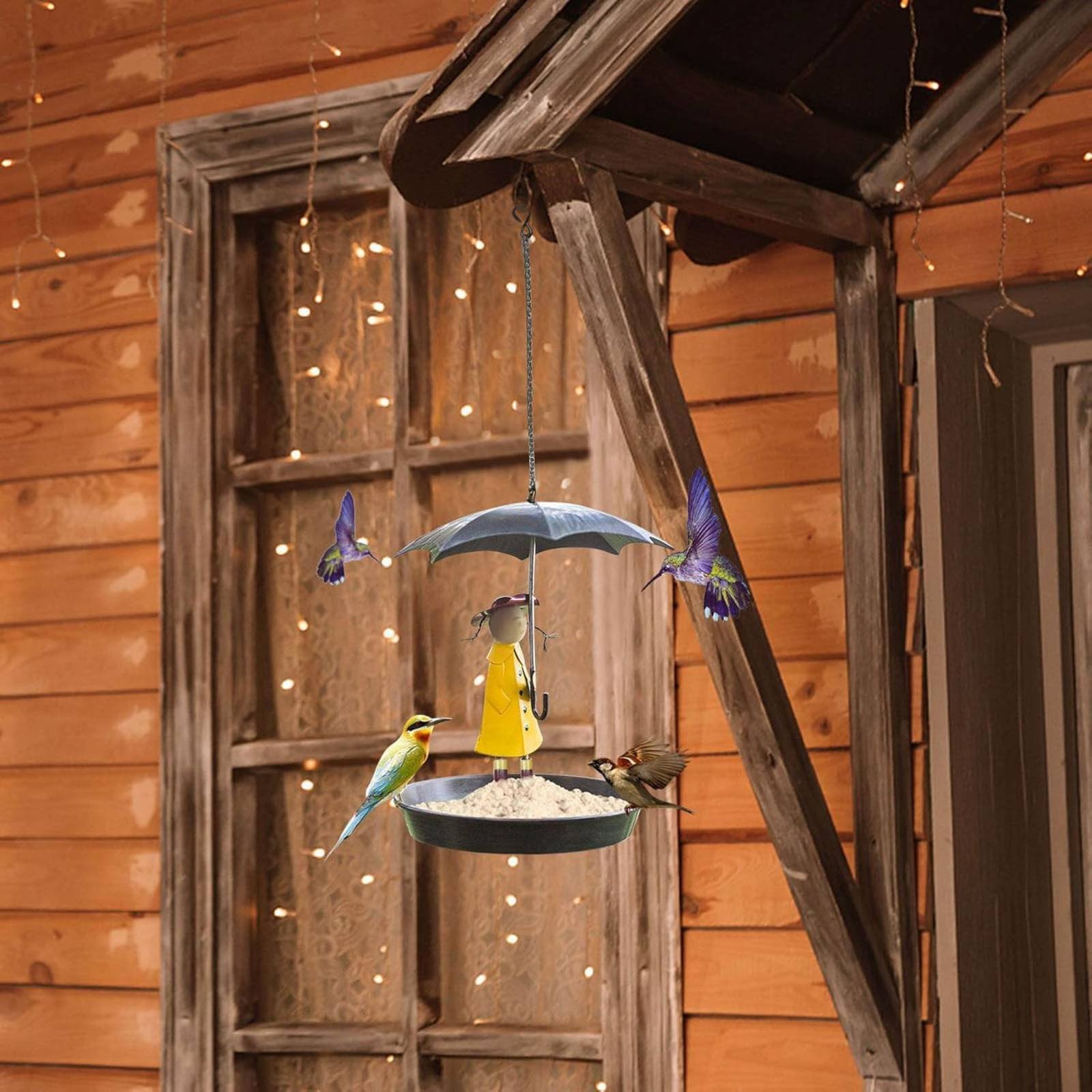 Comedero para pájaros con form - Art Craft Umbrella reseña y precio