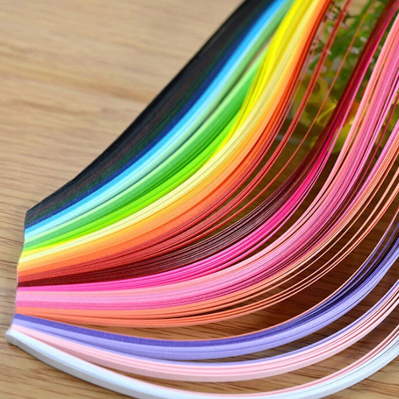 600 Tiras de Papel Arcoíris pa - Quilling Paper Strips reseña y precio