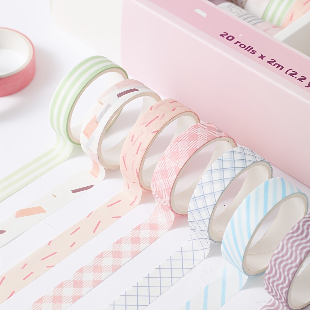 20 Rollos de Cinta Decorativa  - Art Craft Notebook reseña y precio