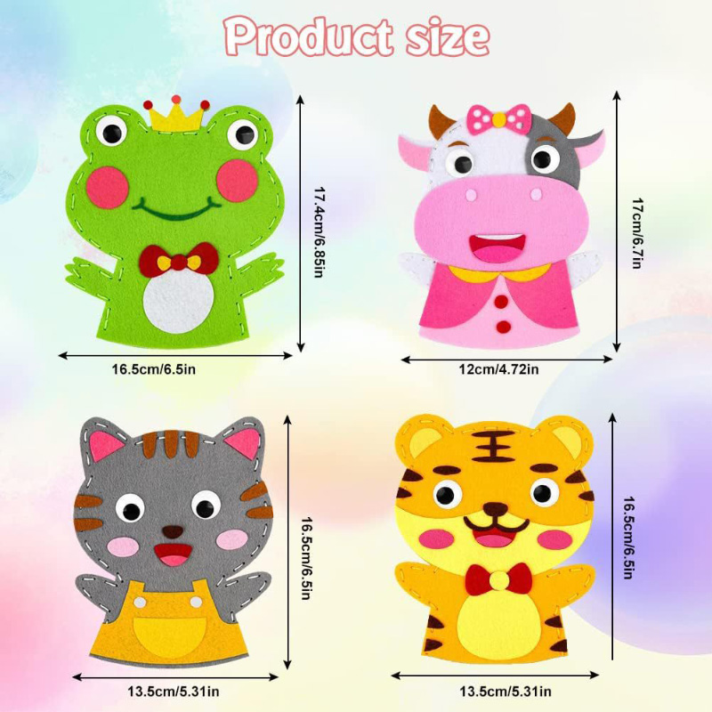 Marioneta de mano de animales  - Art Craft For 3 Year Old reseña y precio