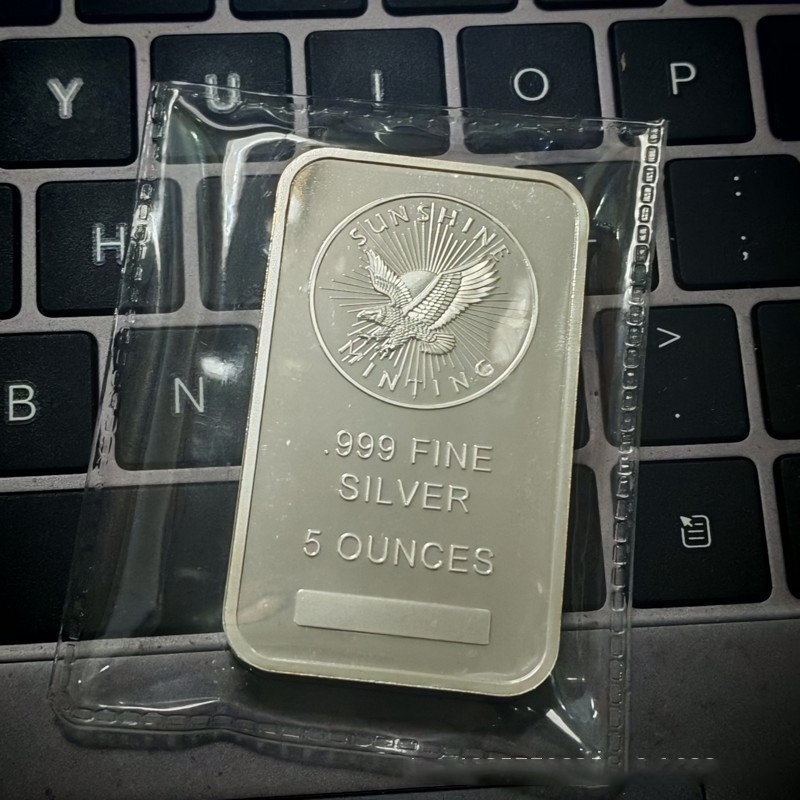 Barra de Plata de 5 Oz con Dis - Art Craft Bar reseña y precio