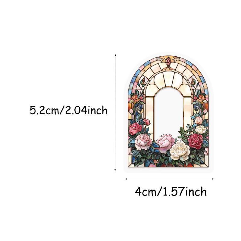 50 pegatinas florales vintage  - Art Craft Notebook reseña y precio