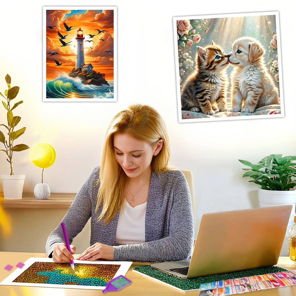 EverShine-pintura de diamante  - Art Craft Umbrella reseña y precio