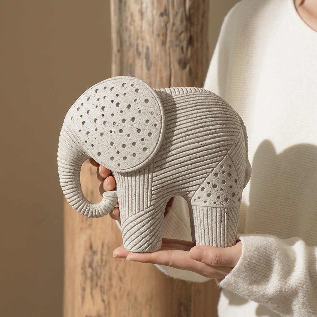 Escultura de Elefante Estilo W - Tv Art And Craft reseña y precio
