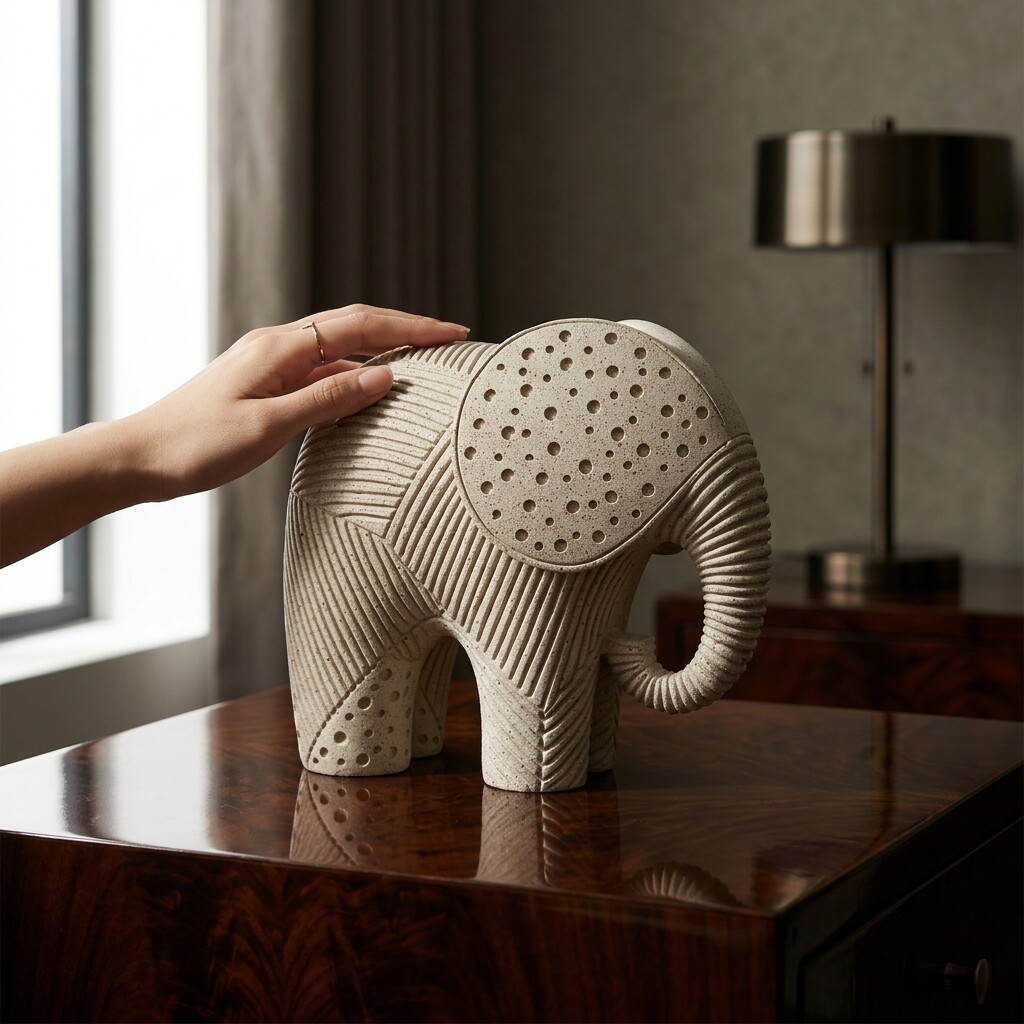 Escultura de Elefante Estilo W - Tv Art And Craft reseña y precio