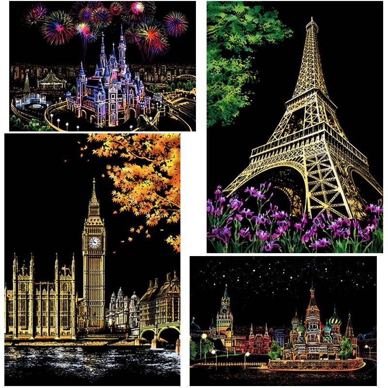 Artesanías de arte para rascar - Art Craft Notebook reseña y precio