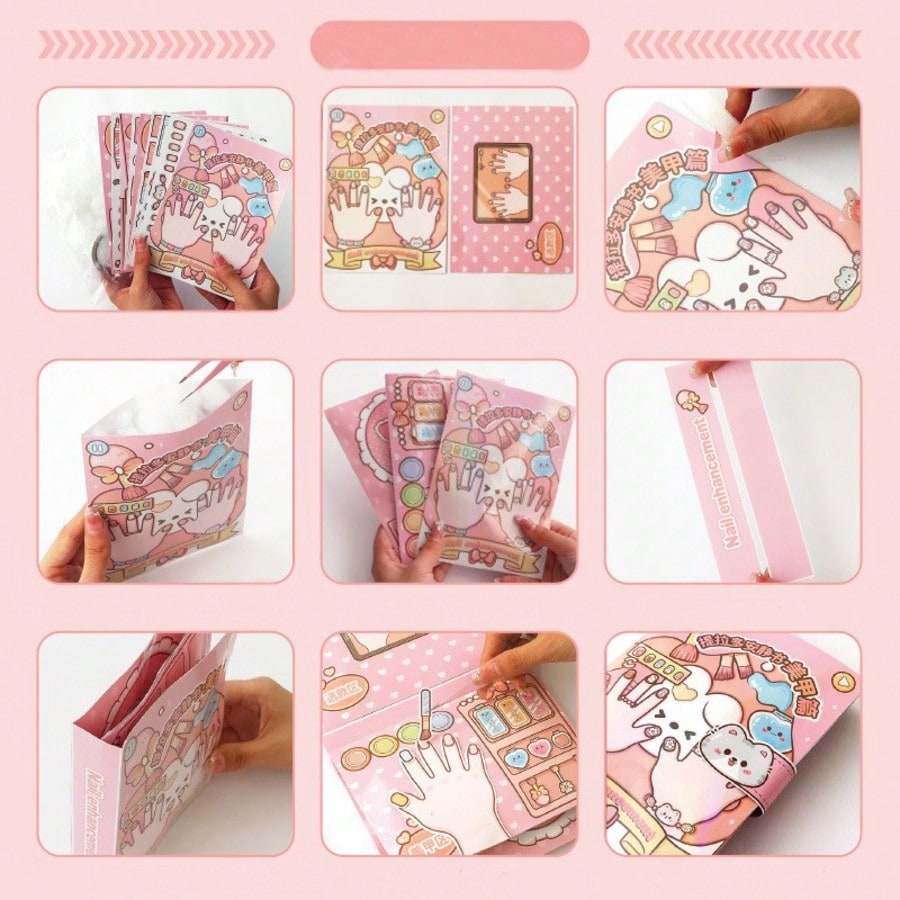 Libro de pegatinas de uñas DIY - Art Craft For 3 Year Old reseña y precio