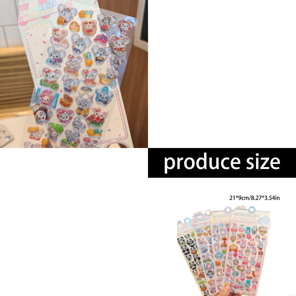 Pegatina animales en relieve,  - Art Craft Notebook reseña y precio