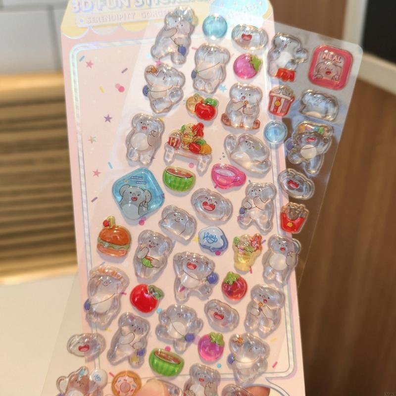 Pegatina animales en relieve,  - Art Craft Notebook reseña y precio
