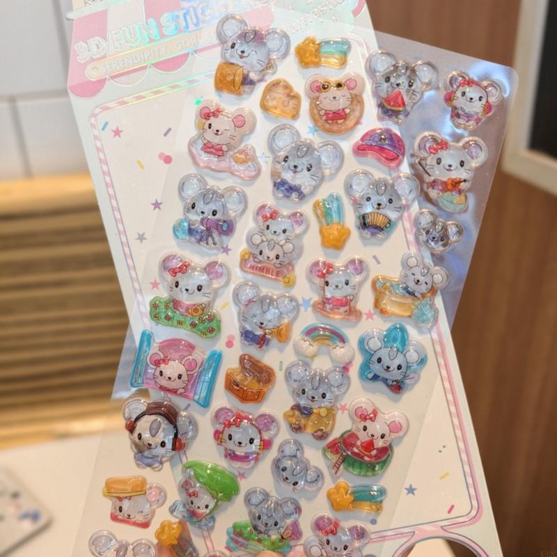 Pegatina animales en relieve,  - Art Craft Notebook reseña y precio